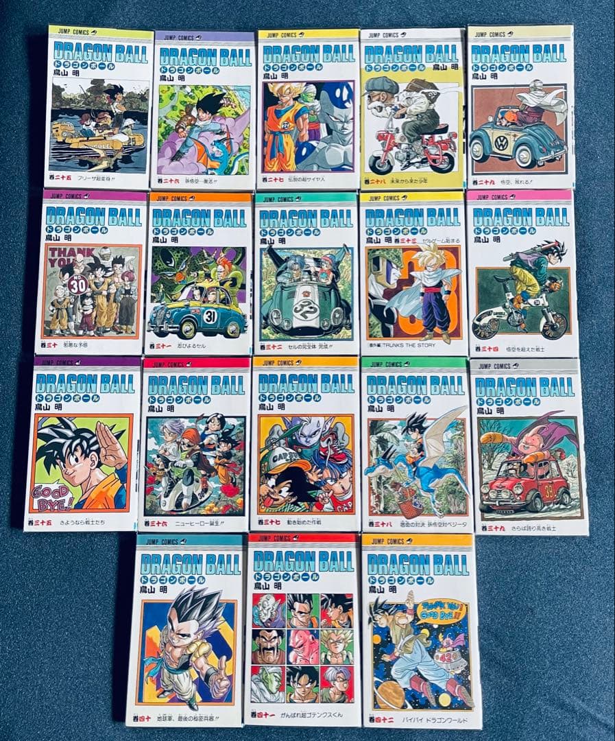 ドラゴンボール　全42巻 初版 コミックニュース 鳥山明 DRAGON BALL