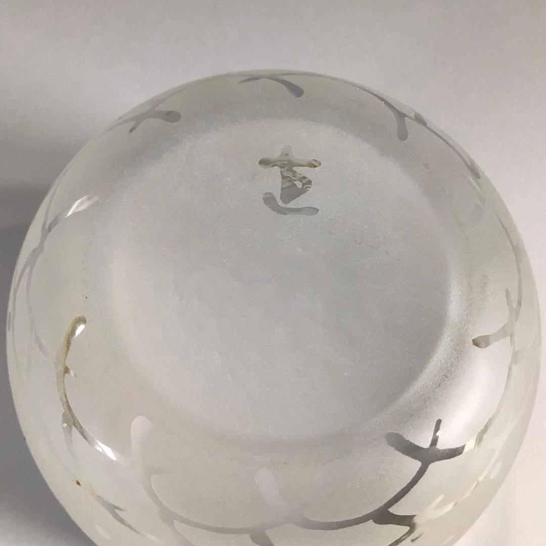 Ｐ６６０　棗　『高橋直樹造』『吹きガラス』『波千鳥文』『義山棗』　共箱　茶道具