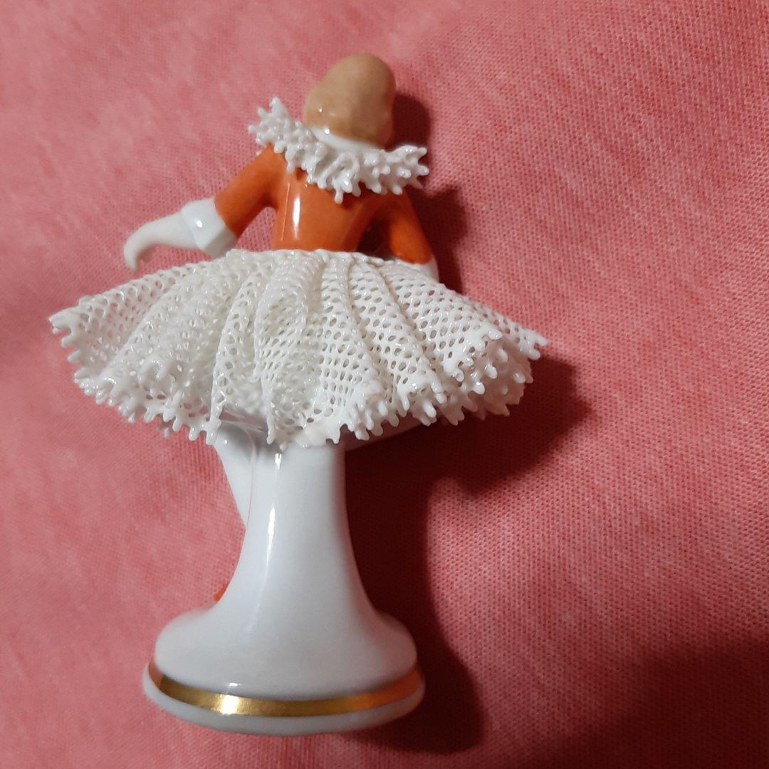希少品●Sitzendorferジッツェンドルファレースドールフィギュリン陶器製