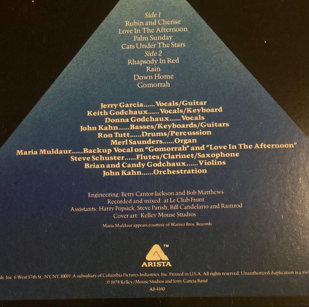 ■高音質USオリジナル盤■JERRY GARCIA BAND / ジェリーガルシ