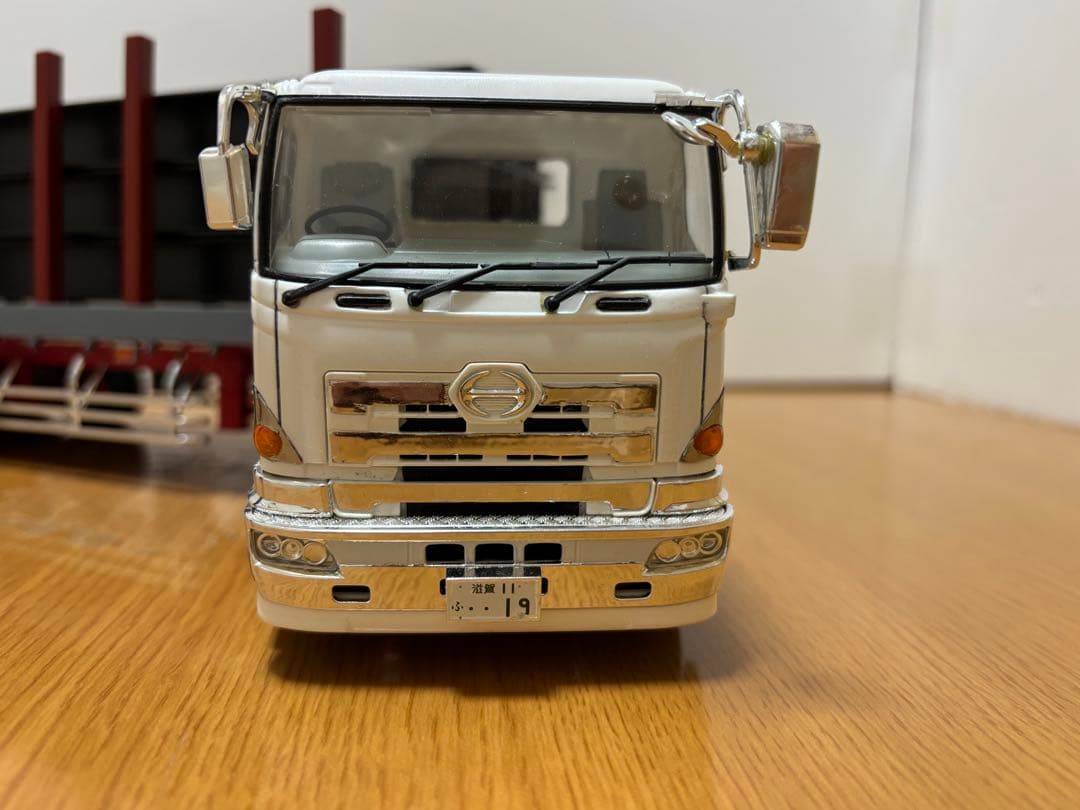 アオシマ1/32デコトラ、バリューデコトラ、平トレーラー(ジャンク品)