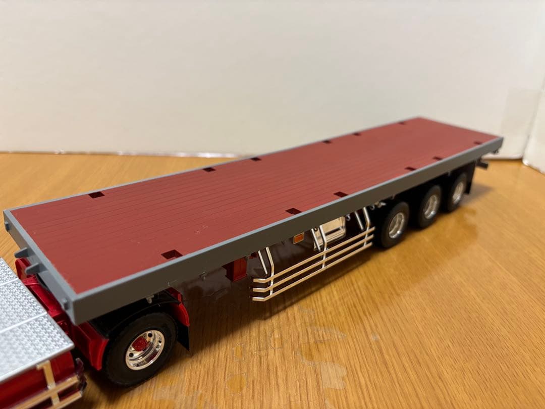 アオシマ1/32デコトラ、バリューデコトラ、平トレーラー(ジャンク品)