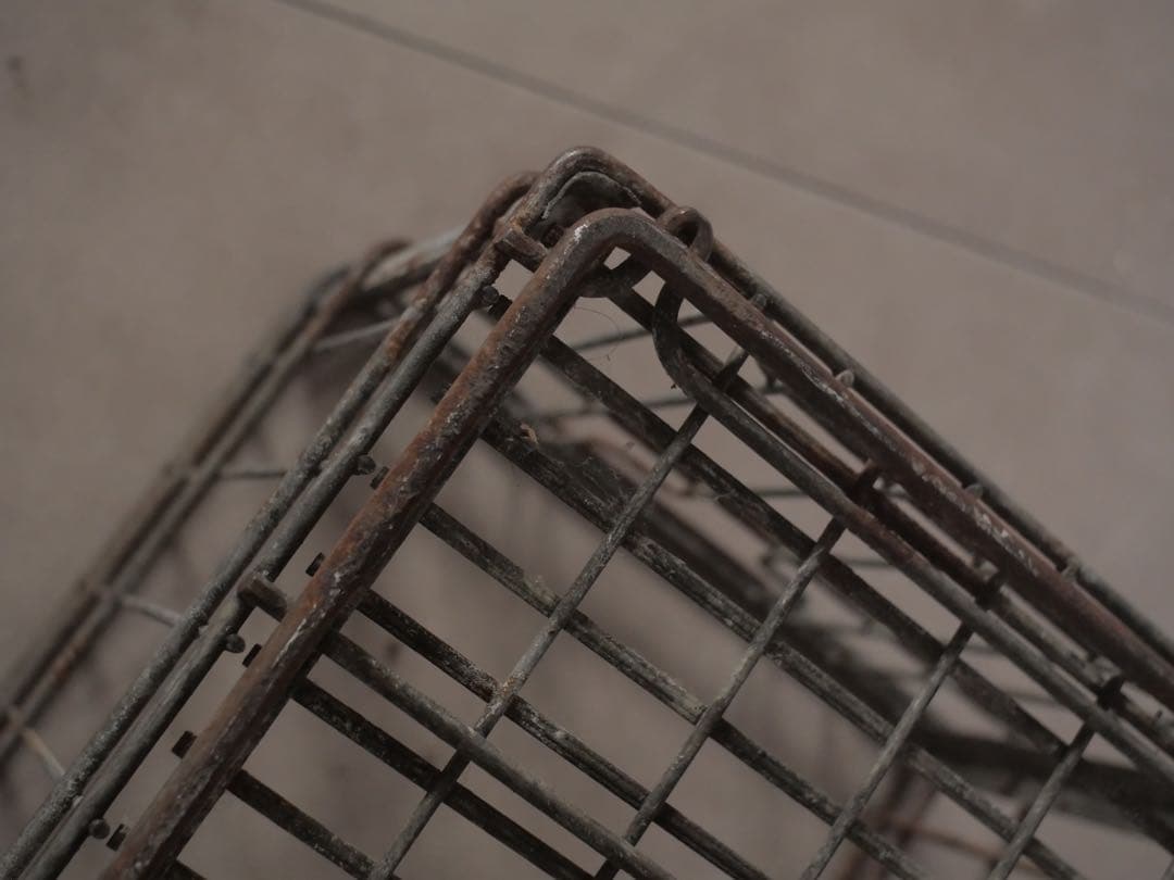 アメリカ製　アイアン　ビンテージ　収納　古家具　古道具　アンティーク　昭和レトロ