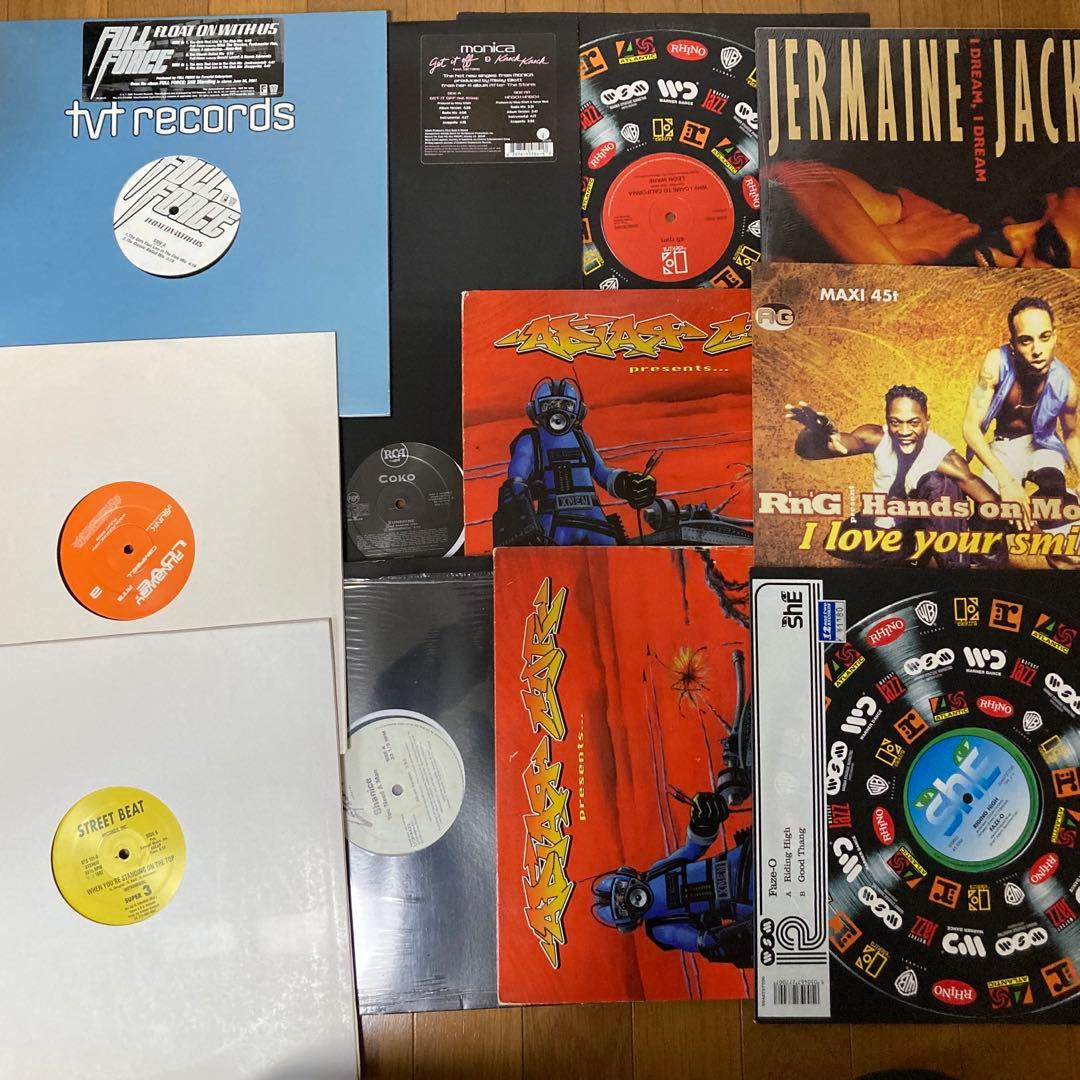レコードbox付き•激レア多数‼️ hiphop r&b レコード約62枚