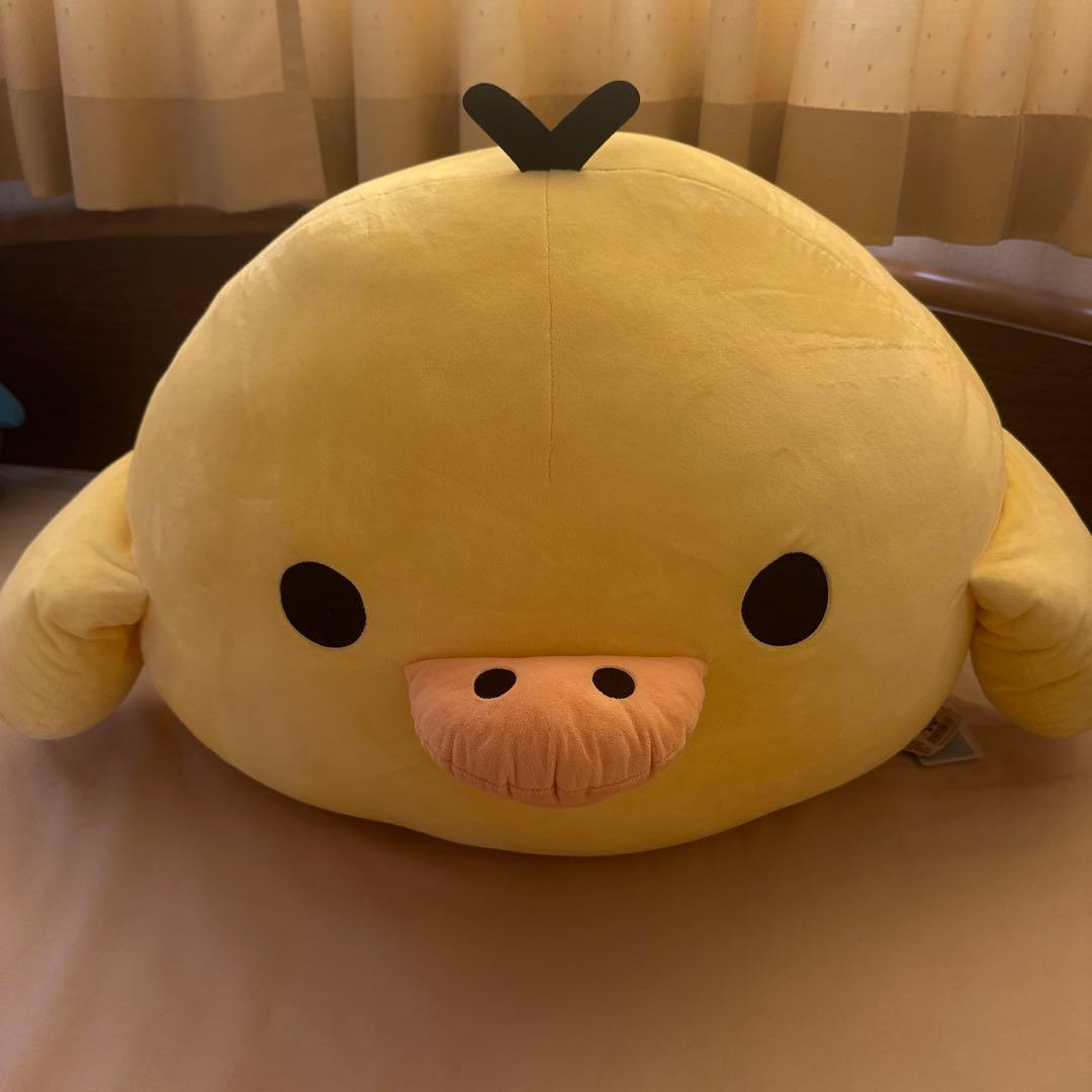 【タグ付き】特大キイロイトリぬいぐるみ 約550mm