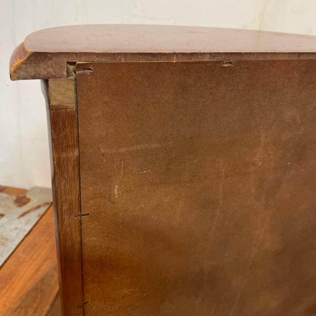 美品　木製　ヴィンテージ　チェスト　棚　アクセサリー　小物　当時物