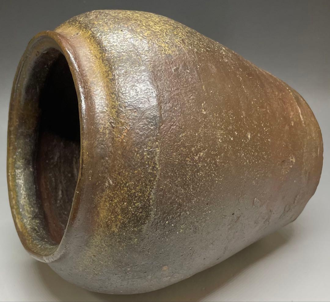 古常滑　水指　蓋付　茶道具　箱付　L309