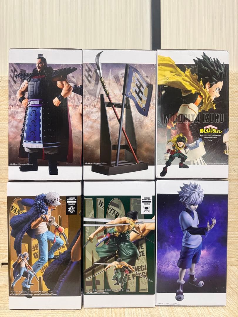 ☆新品未開封☆ Grandistaフィギュア 6種まとめ売り