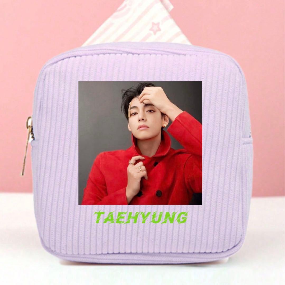 BTS taehyung テヒョン　テテ ポーチ６点　14cm.