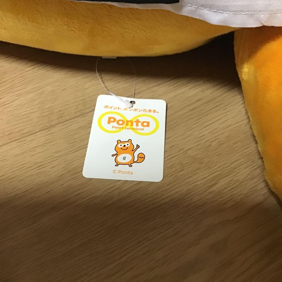 ローソン ポンタくん BIG ぬいぐるみ MACHI cafe マチカフェ