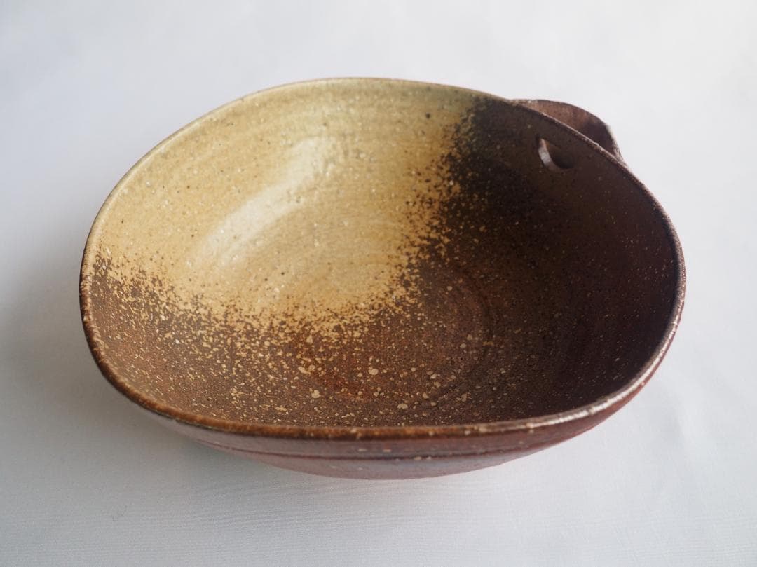 4代高橋楽斎造『信楽片口鉢』（共箱）