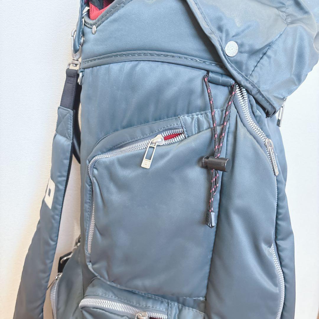 K405 onoff ナイロンツイル ネイビー キャディバッグ