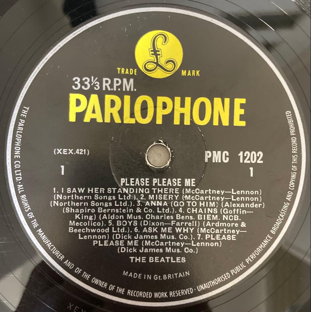 UK極上3rdビートルズPlease Please MeレコードBeatles