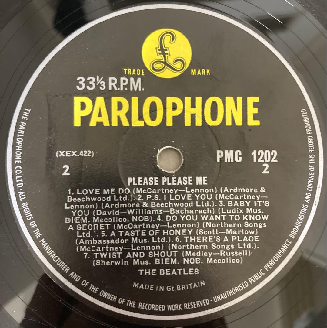 UK極上3rdビートルズPlease Please MeレコードBeatles