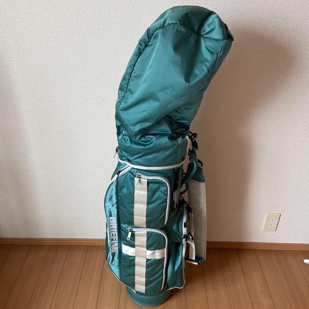BRIEFING ゴルフバッグ ヘッドカバーセット　ピーコックグリーン