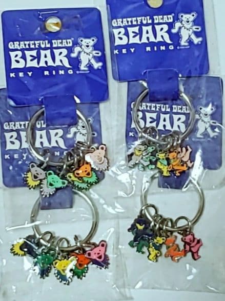 新品未開封レア！Grateful Dead カラフル キーホルダー４種セット