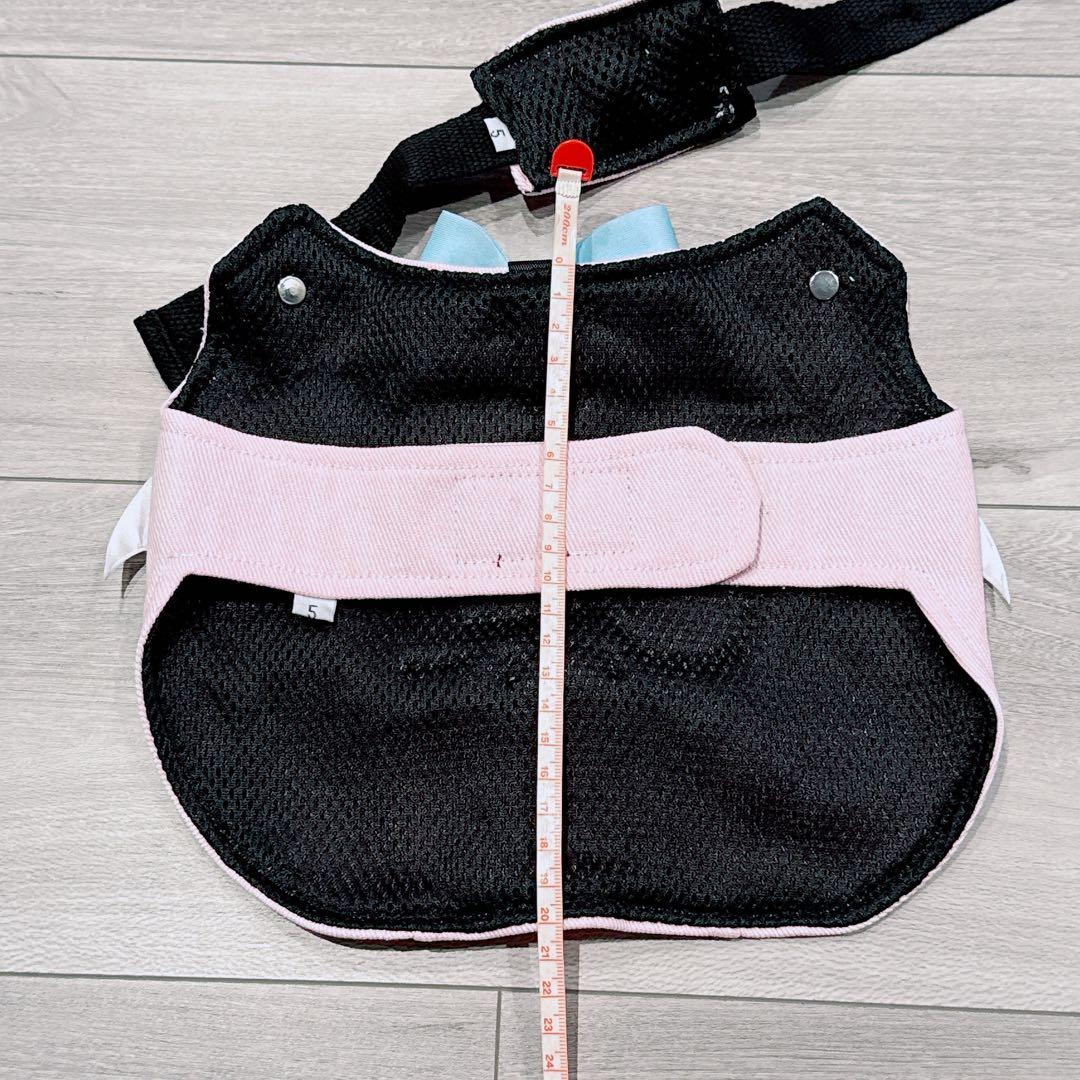 〆DAZI 犬用ハーネス、調整可能なベルクロデニム犬用ハーネス（小型犬用）