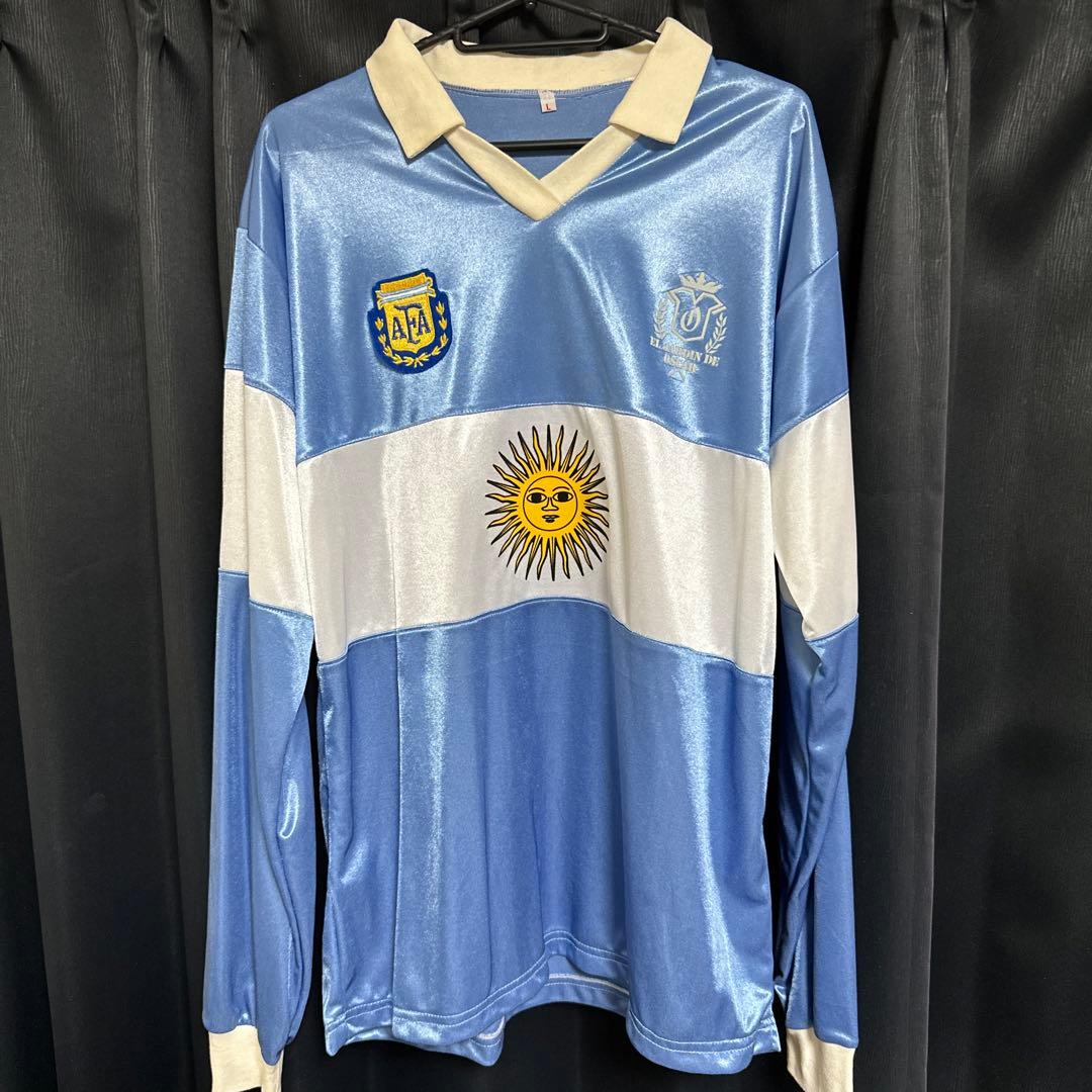 マラドーナ　ユニフォーム　アルゼンチン代表　長袖　レア　ドンバロン社