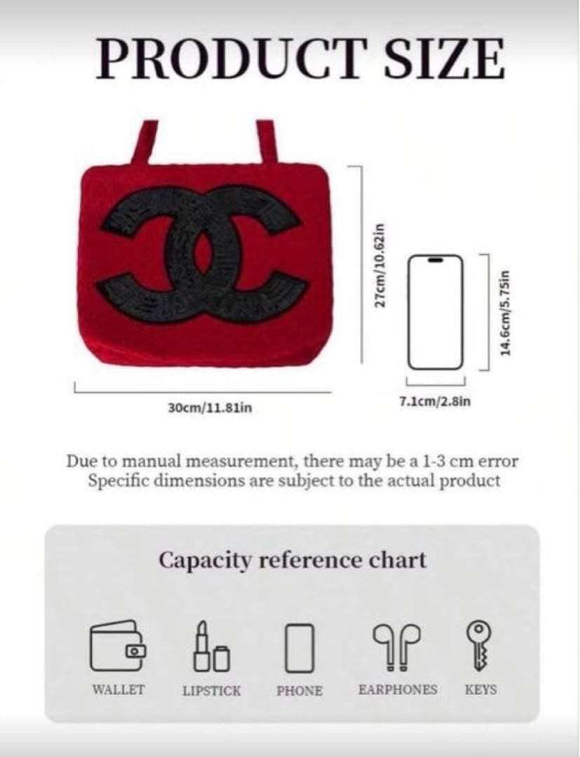 お値下げ中❗️CHANEL ノベルティトートバッグ ビッグココマーク レッド