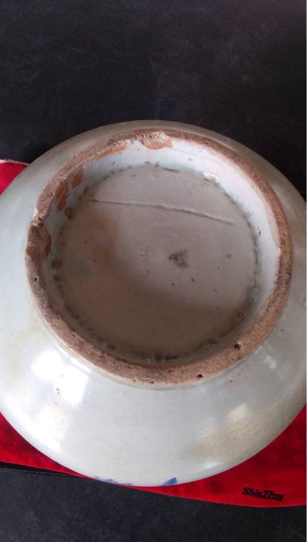 李朝　韓国美術　朝鮮美術　花器　中国古美術　染付　オブジェ