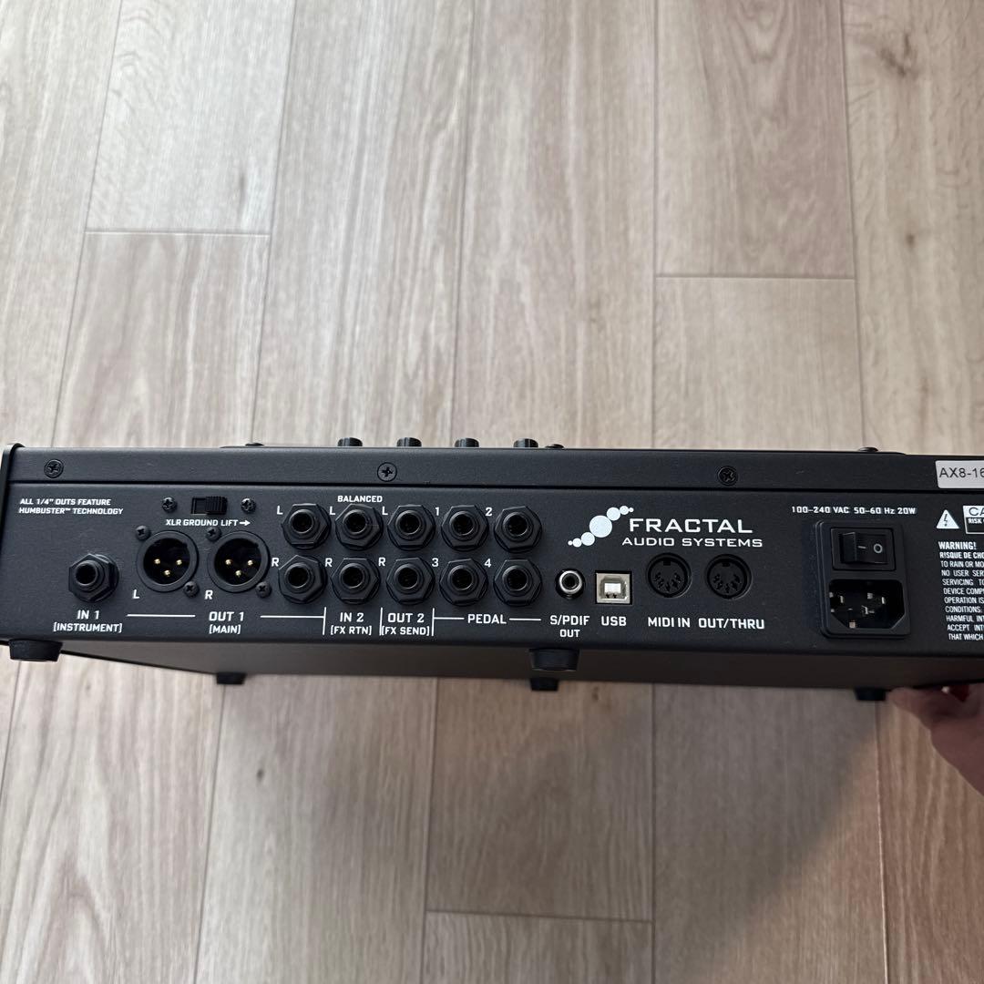 Fractal Audio AX8 マルチエフェクター、ケース付き