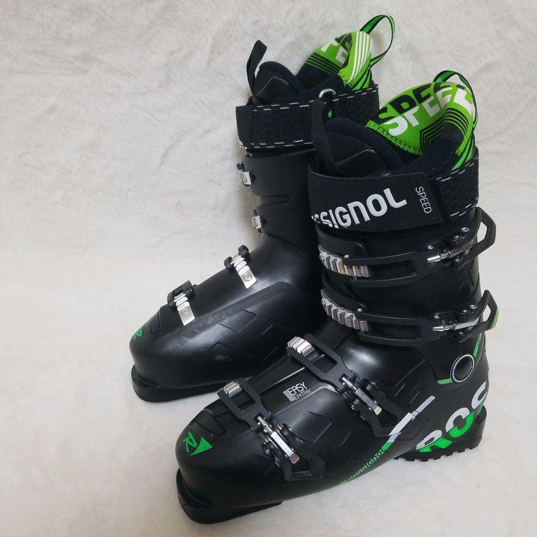 【極美品】ロシニョール　スキー　ブーツ　初心者用　27.5cm 黒　ロゴ