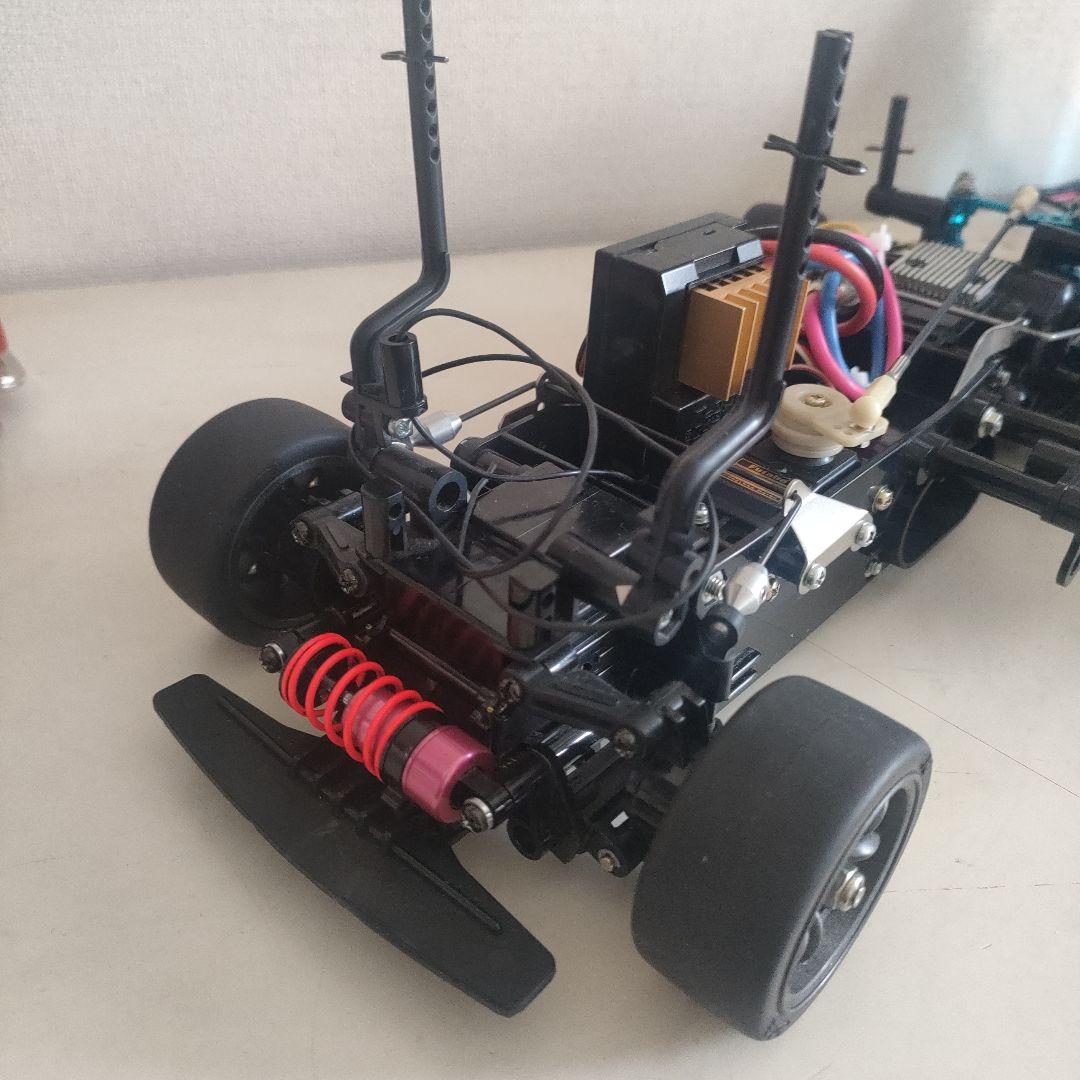 【当時物】タミヤ1/10 M-01シャーシメカセット、 ローバーミニボディ付き