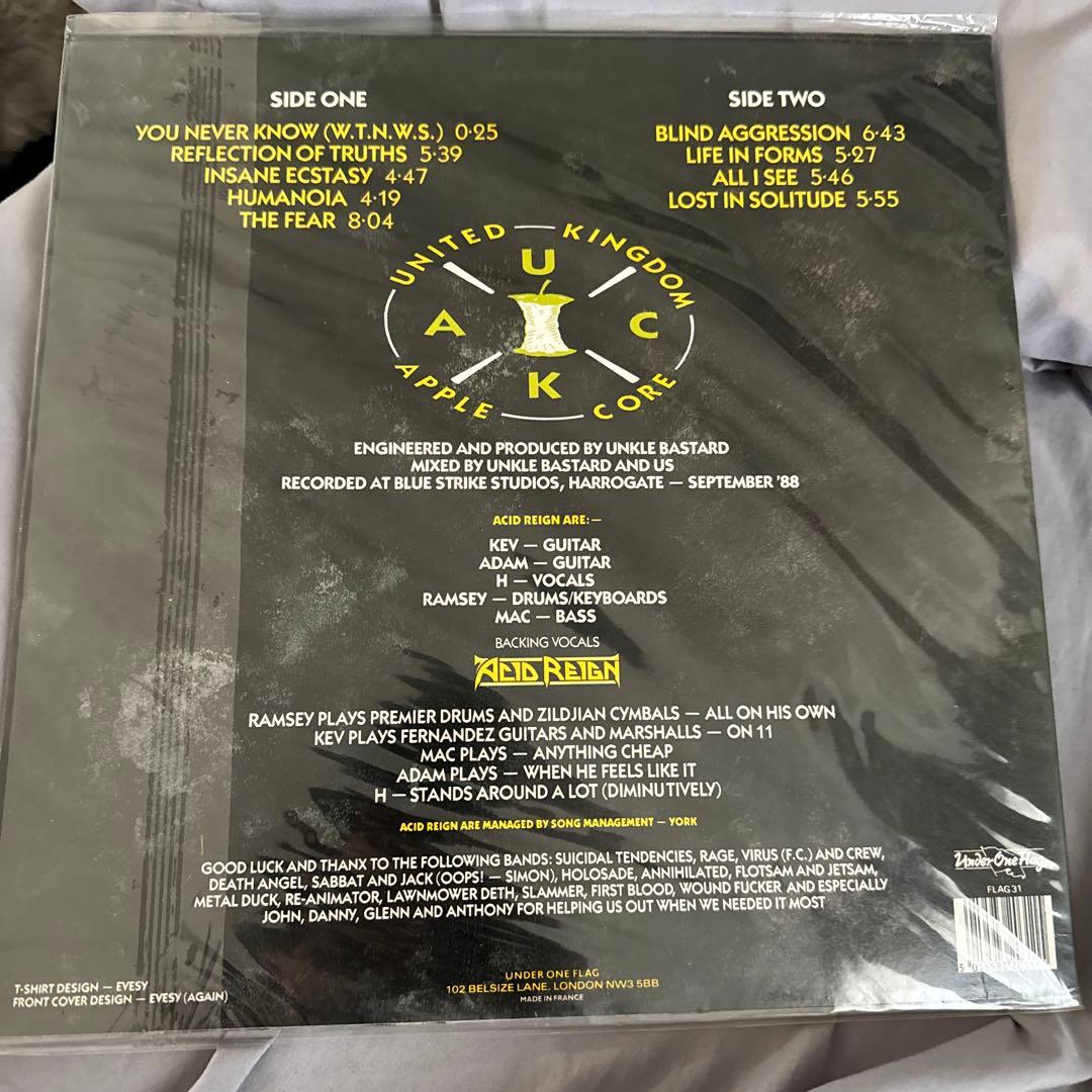 ACID REIGN - The Fearレコード