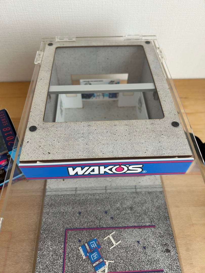 1/43 エブロ スーパーGT ピットジオラマセット 2018 WAKO'S