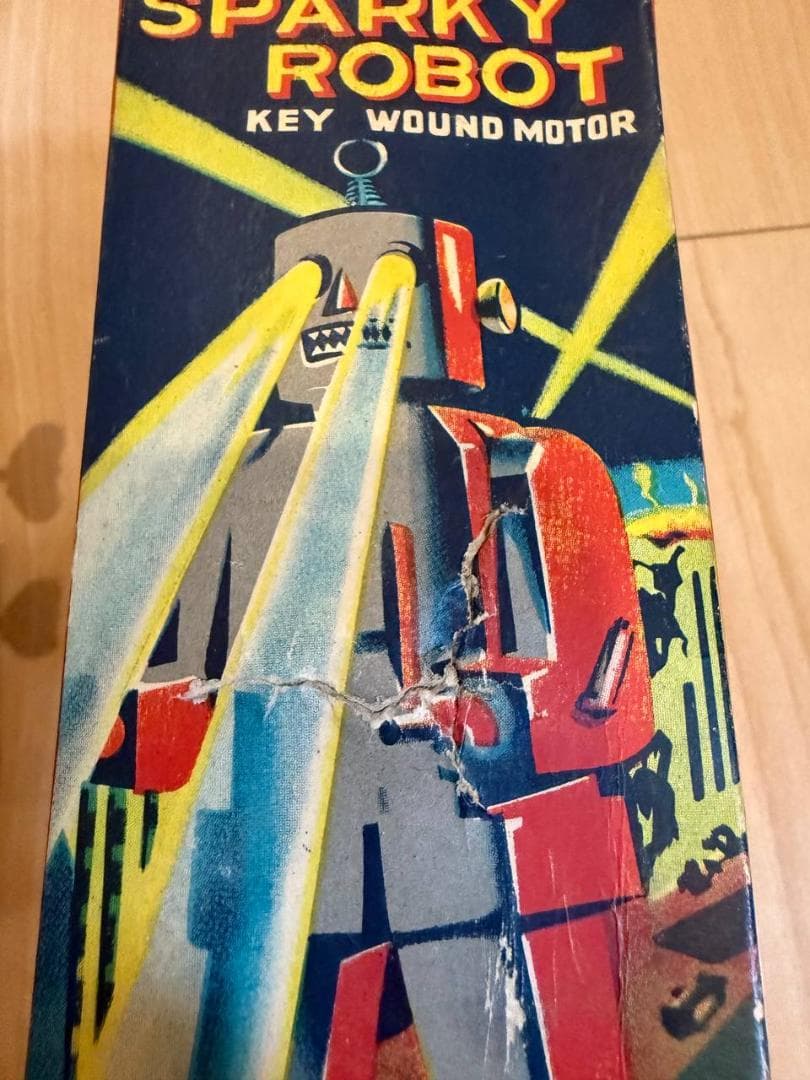 【1950年当時物】吉屋製　SPAKY ROBOT　スパーキー・ロボット動作確認