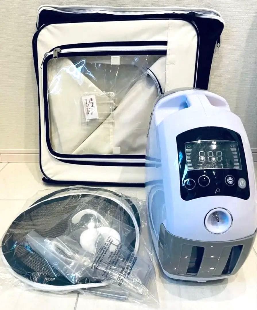 ペット　酸素　高性能酸素濃縮発生器　＆　酸素室セット