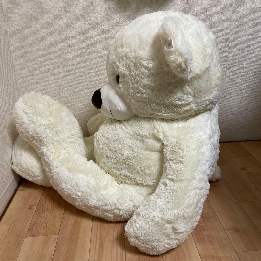 白くま　テディベア　超特大ぬいぐるみ