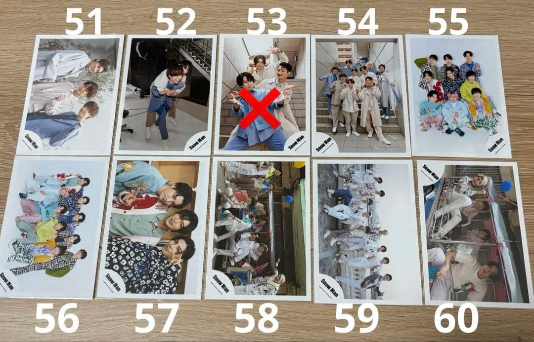  Man 公式写真セット 集合⑴