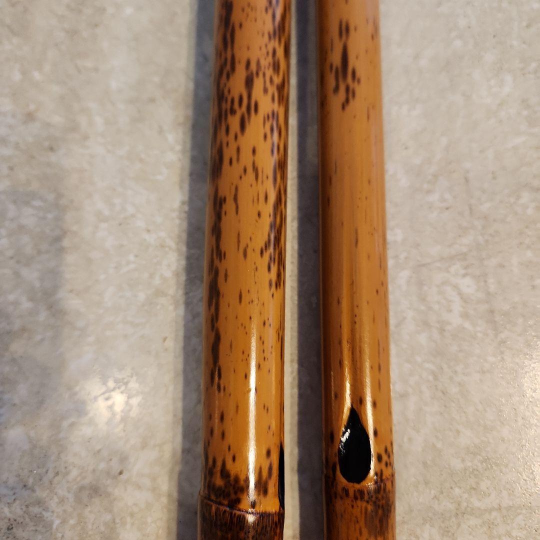 未使用　紀州ヘラ竿系統　[鴻声]　玉柄と竿受けのセット