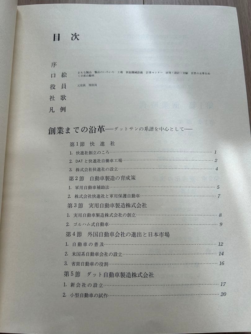 【値下げ:希少・非売品】日産自動車30年史(ケース付き)+50年史　セット販売！