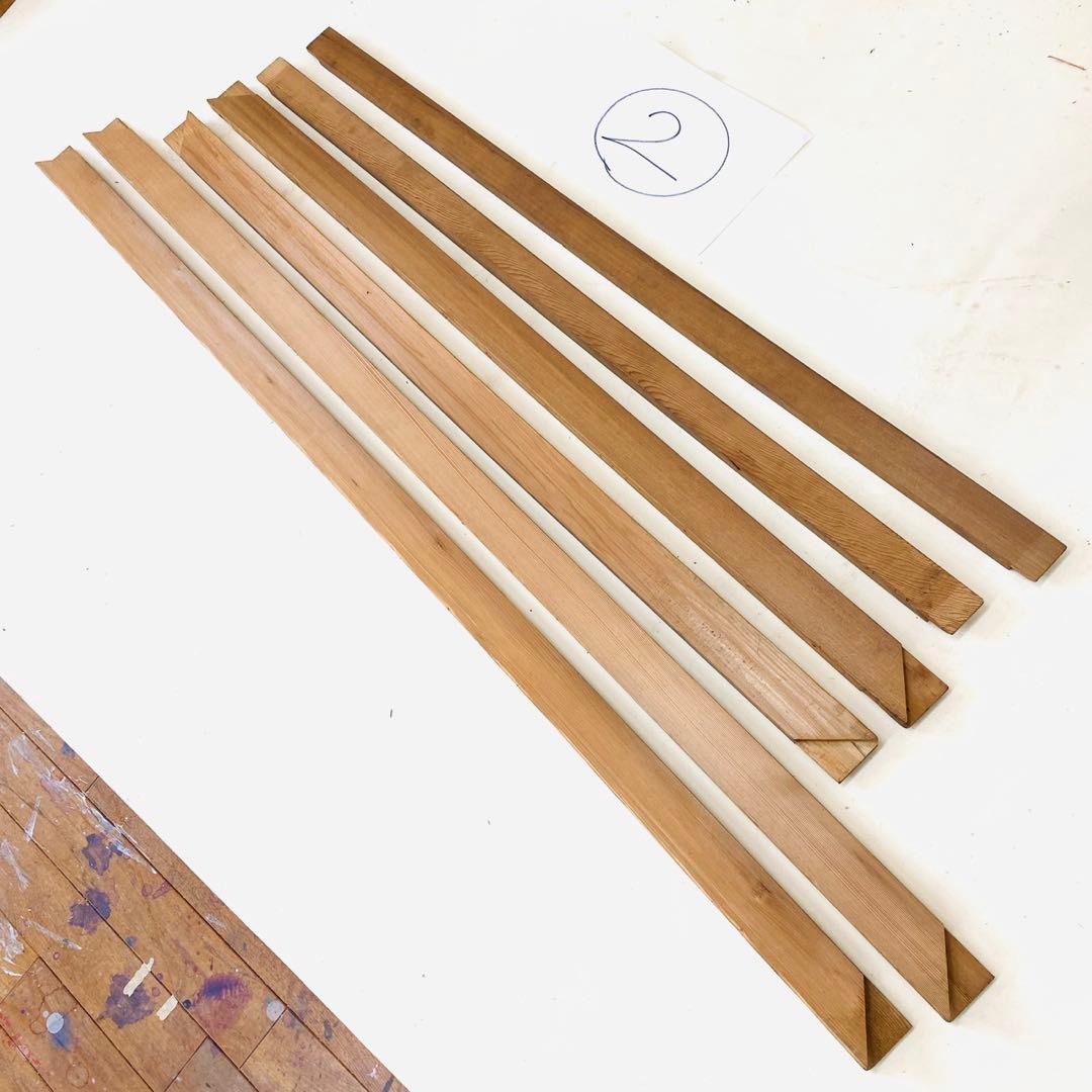 絵画用 木枠 キャンバス枠 F100号 杉材 KISO刻印 良品 送料込み ②