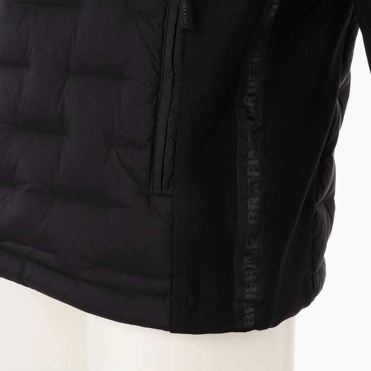 BRIEFING MEN’S HYBRID DOWN PARKA BLACK