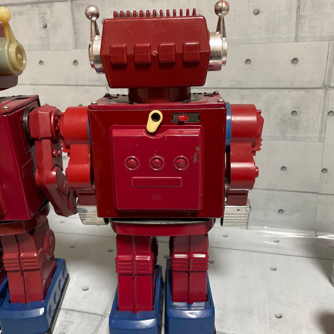 堀川玩具ジャンボ火星大王（初期型）と（後期型）箱無し日本製（可動保証不可）の2台