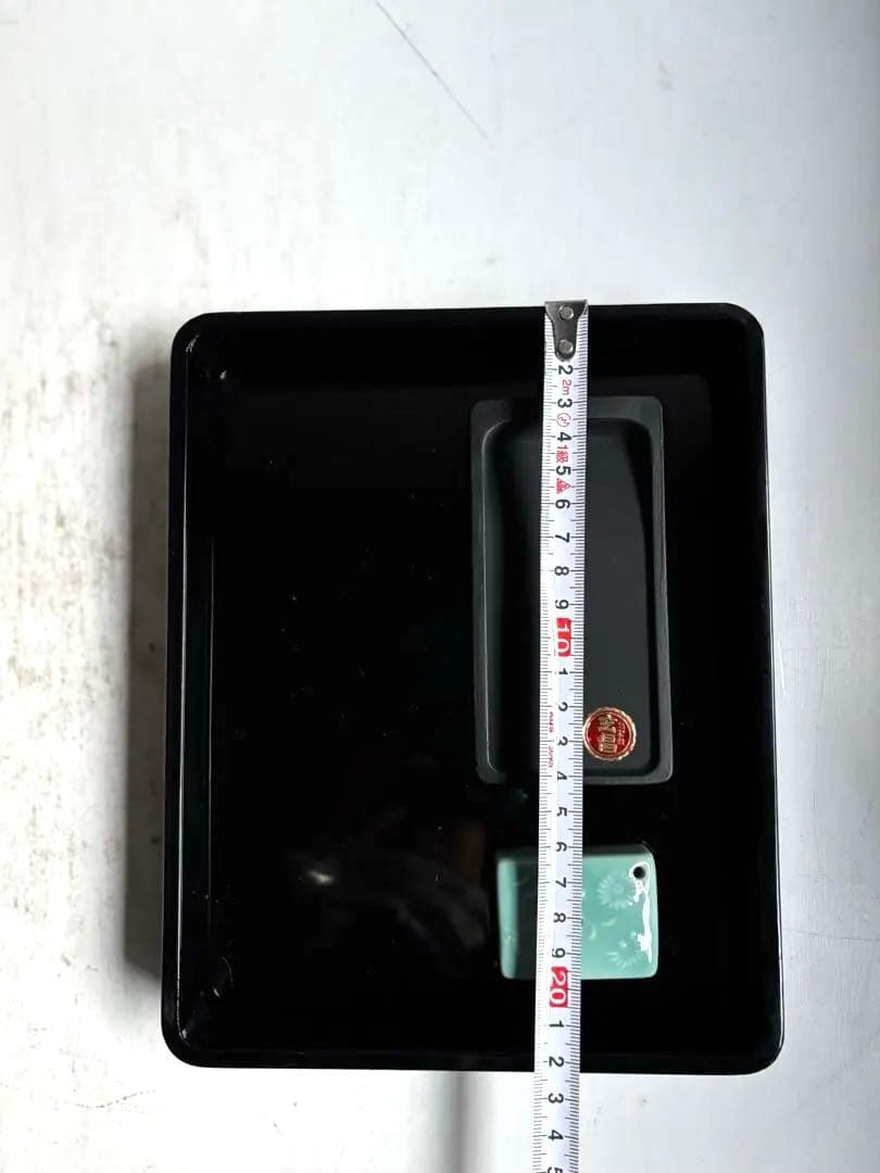 884 未使用 高岡漆器 螺鈿細工の硯箱 書道 硯 水滴 文箱 伝統工芸品