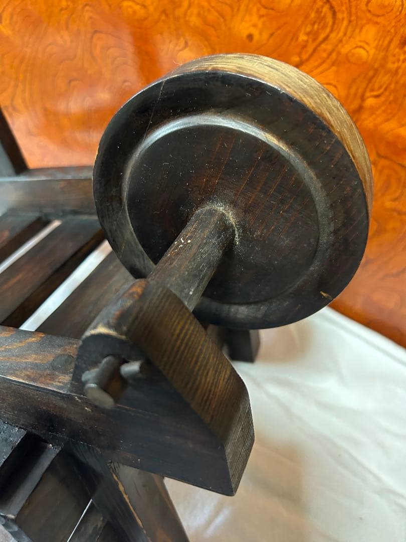 Ts.hs!です☆彡木製手押し車 ダークブラウン