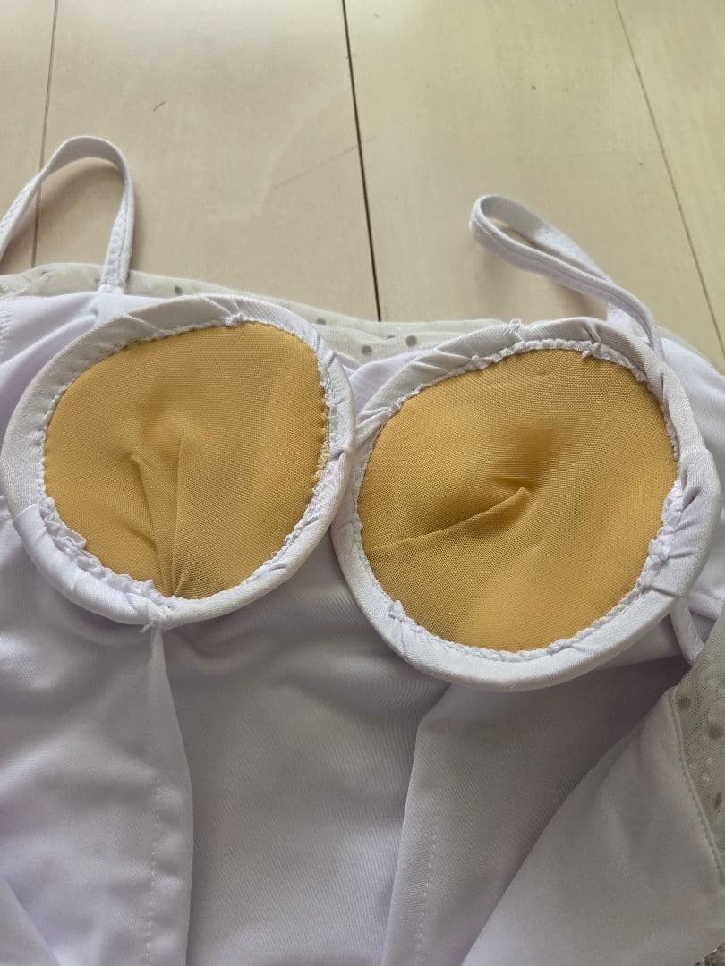 ラテンドレス 社交ダンス ホワイト スワロフスキー