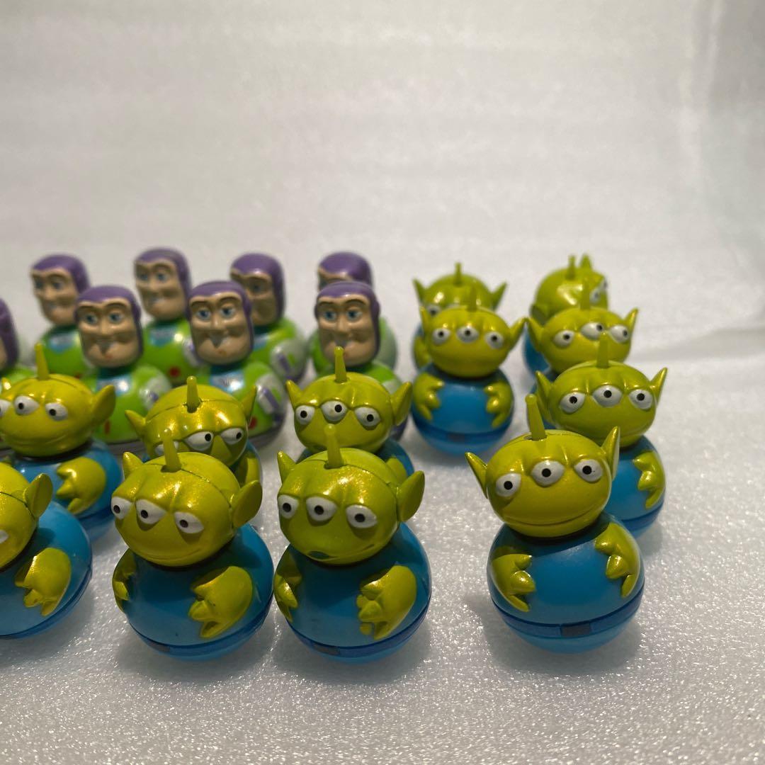 トイストーリー　バズ　リトルグリーンメン　起き上がり小法師 34個セット