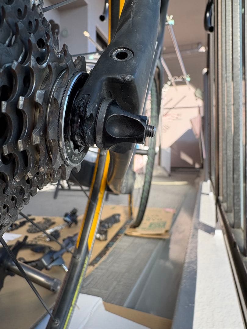 ジャンク品 　SCOTT ADECT10 ロードバイク　カーボンフレーム