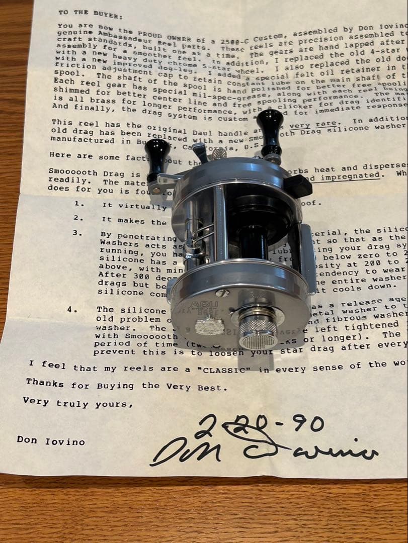 アンバサダー 2500C ドンアイビーノ　Abu 新品　未使用品