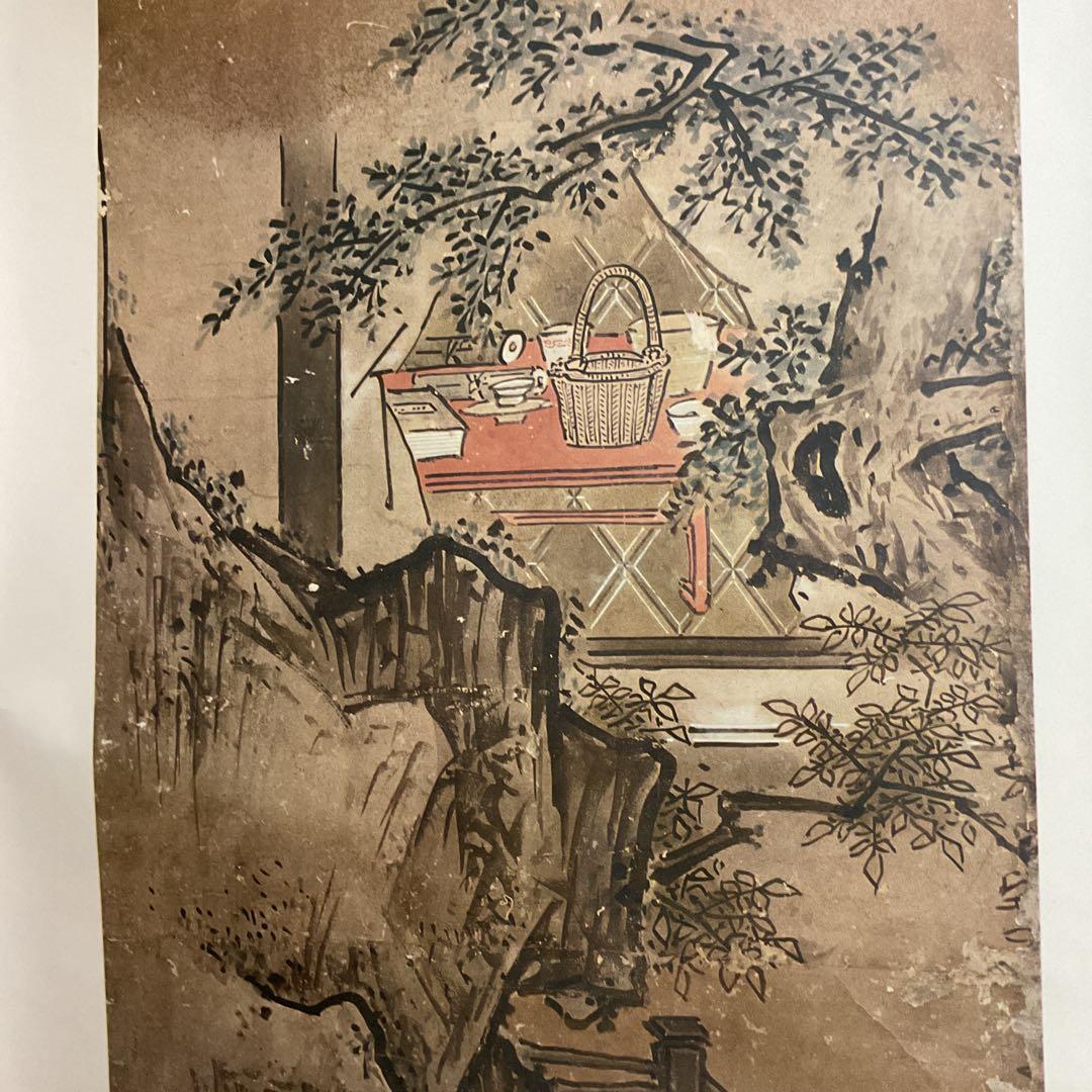 狩野常信筆 【 琴祺書図面 】対馬宗家所蔵復刻 限定 4枚 妙楽寺保存品