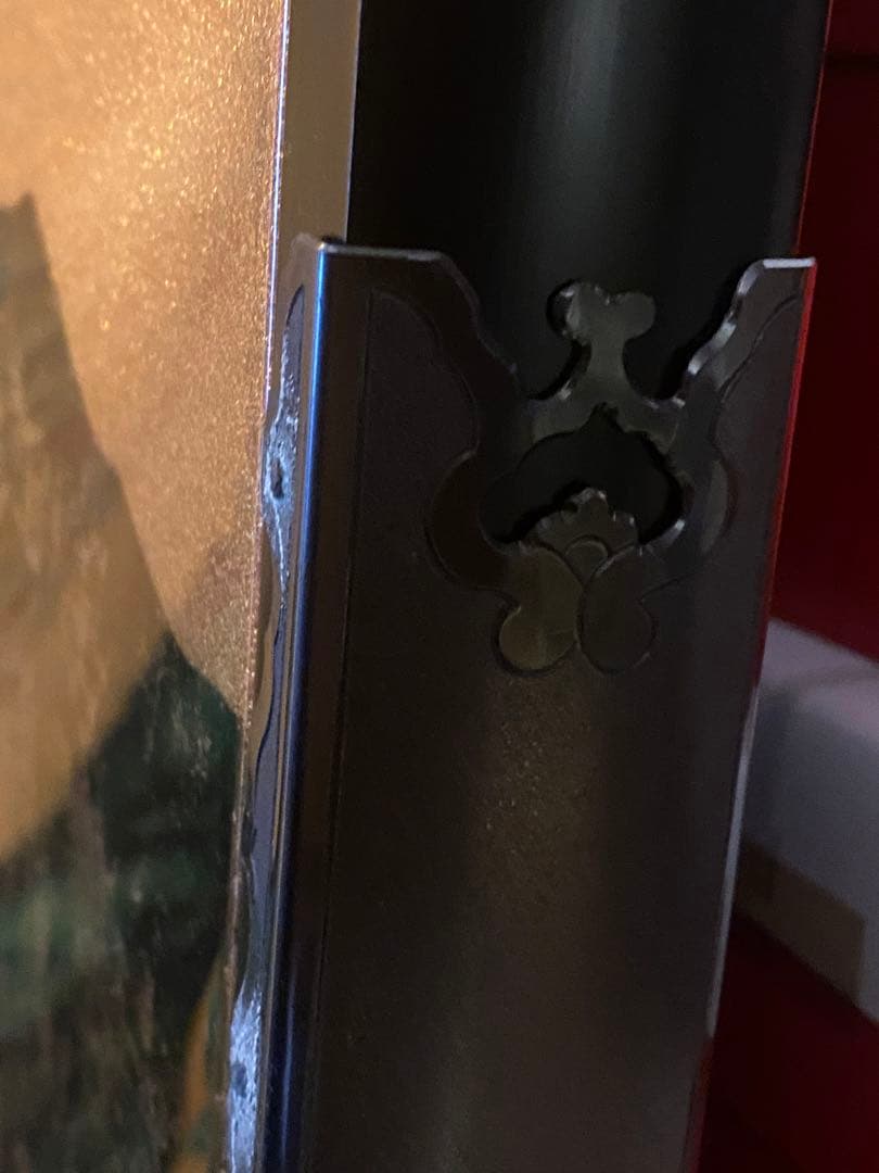 豪華絢爛⭐︎表面ガード付き　孔雀と花の衝立　ダイヤモンド入り（目）