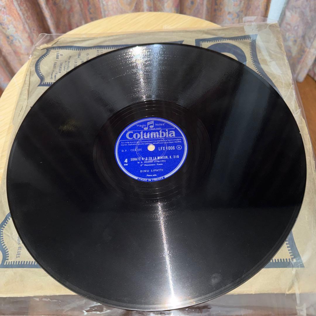 SP仏盤2枚組 DINU LIPATTI/MOZARTのsonata k310