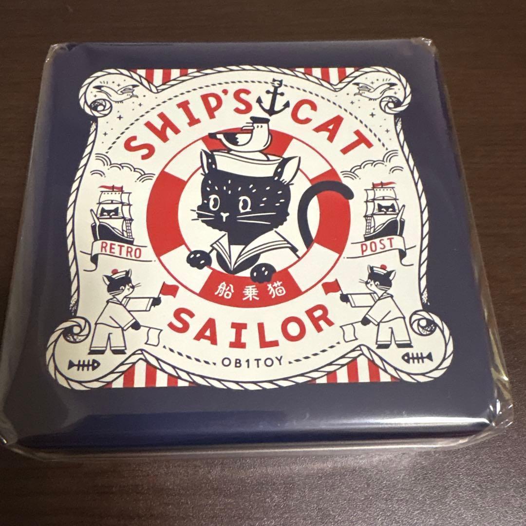 新品未開封 文具女子博 船乗猫缶 オビワン レトロ郵便