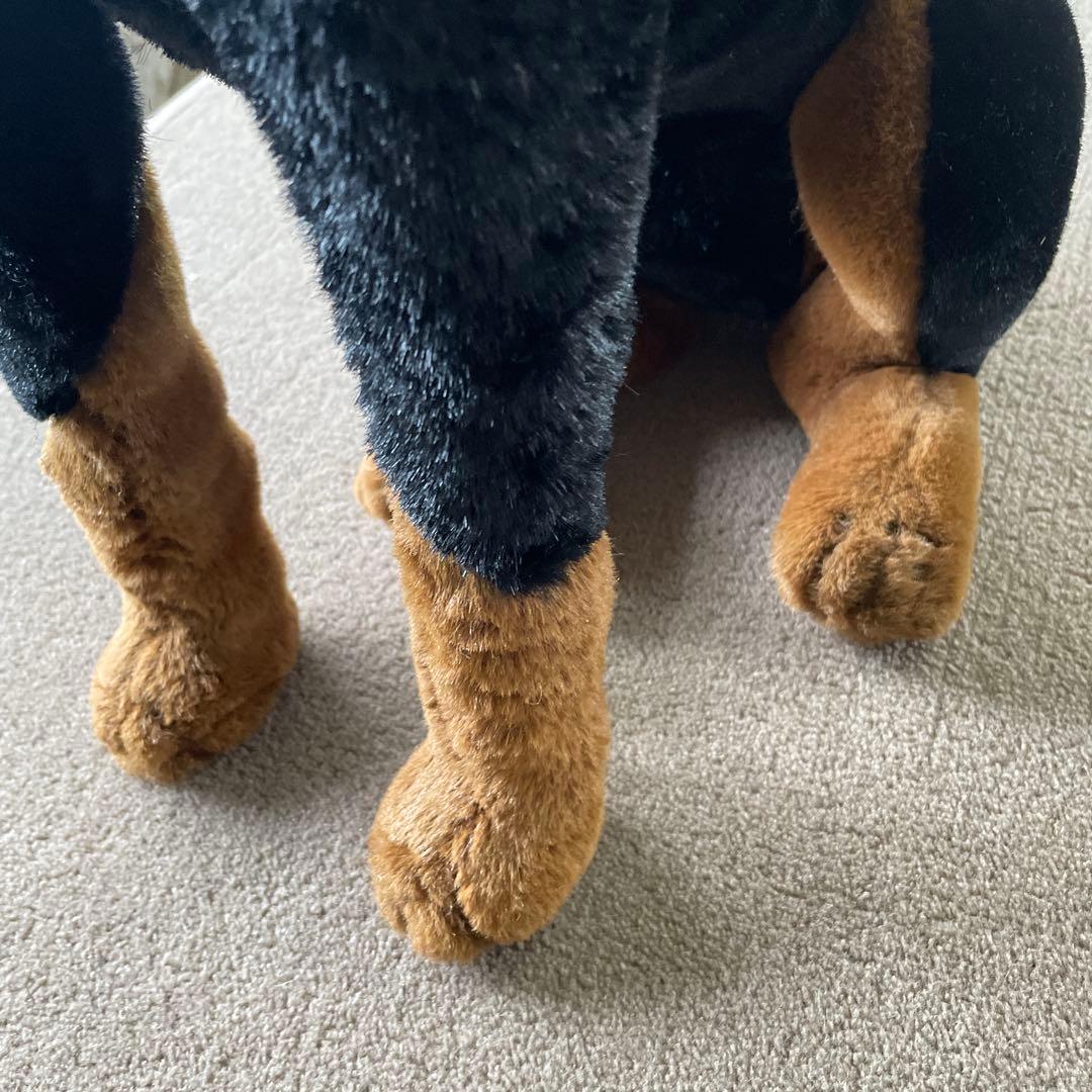 等身大 ドーベルマン ぬいぐるみ 高さ64cm 犬