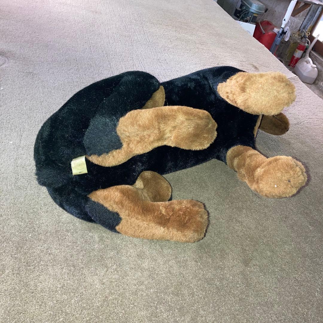 等身大 ドーベルマン ぬいぐるみ 高さ64cm 犬